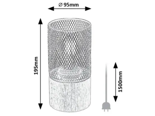 Stolové svietidlo Rabalux  74040  1x25W E27 230V IP20